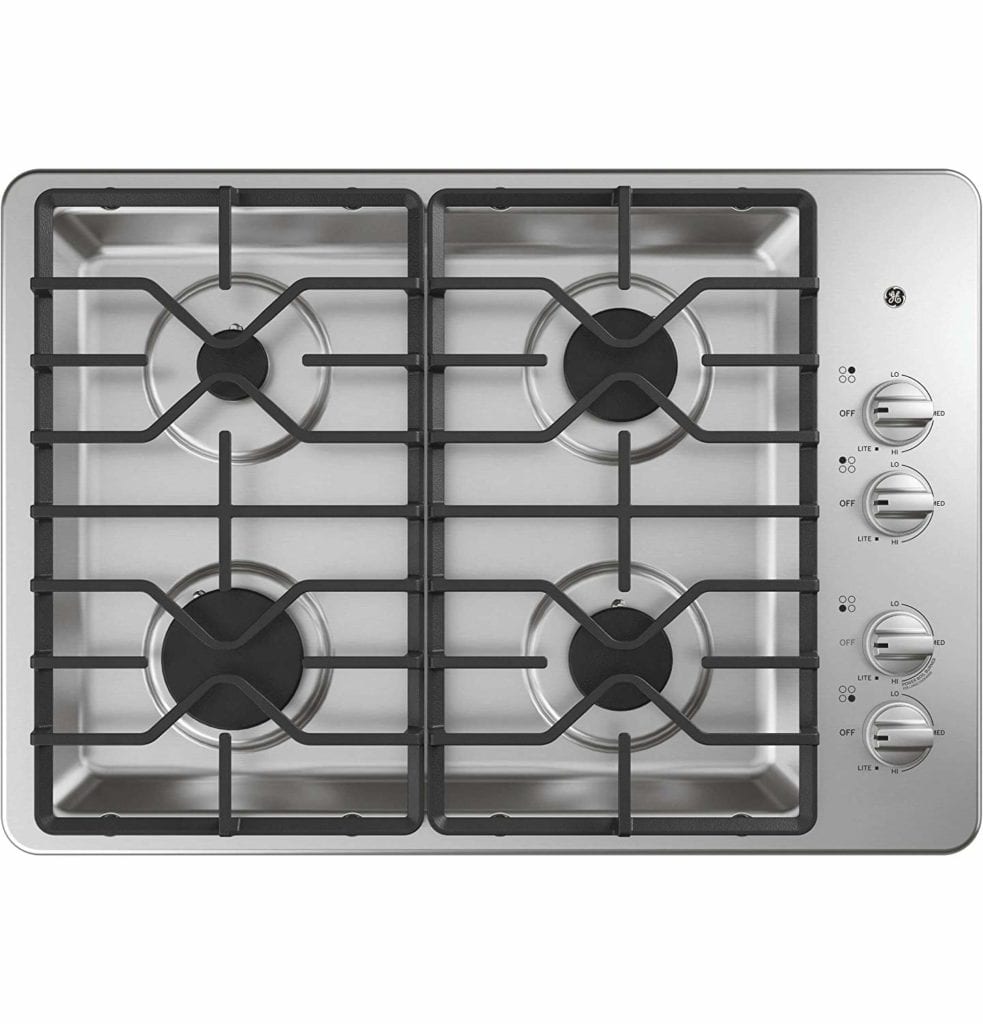 gas cooktop with timer