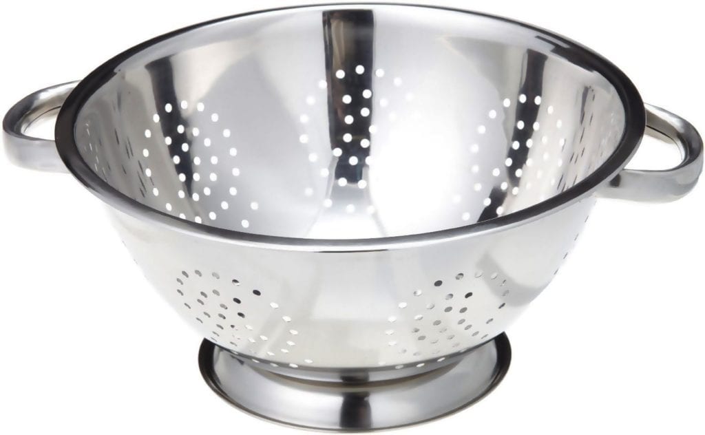 9 Best Pasta Strainers Reviews Cooking Top Gear   Stainless Steel Pasta Strainer 1024x632 