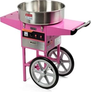 VIVO Pink Electric Commercial Cotton Candy Machine