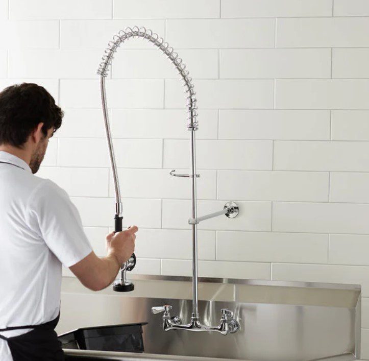 What Is A Pre Rinse Kitchen Faucet Do You Really Need One Cooking   Prerinse2 