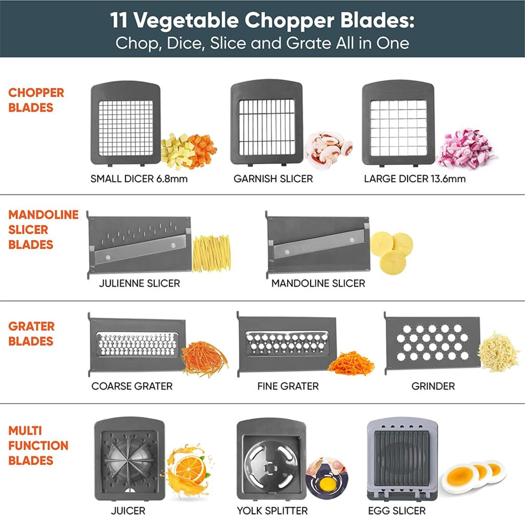 RüK Vegetable Chopper Slicer Onion Chopper Dicer