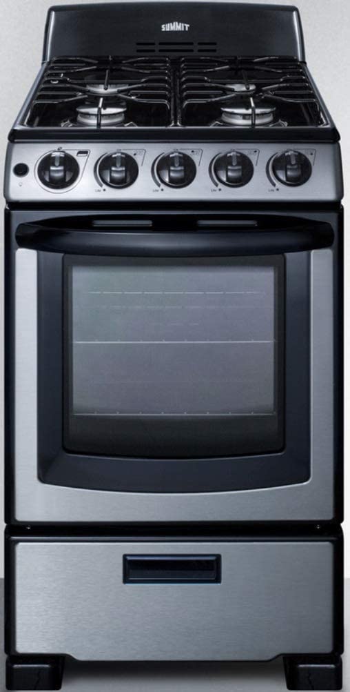 Summit Appliance PRO201SS 20" Wide Gas Range